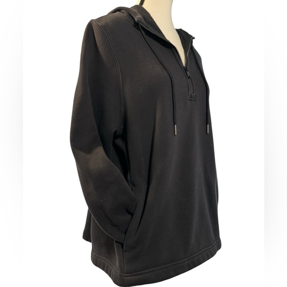 Athleta Black Fleece Lined Pullover - Picture 3 of 7